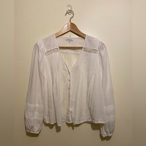 Reformation white Button-Up Blouse. Size S